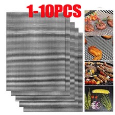 Non-Stick BBQ Grill Mat Reusable Baking Mats Heat Resistant for Garden Cooking