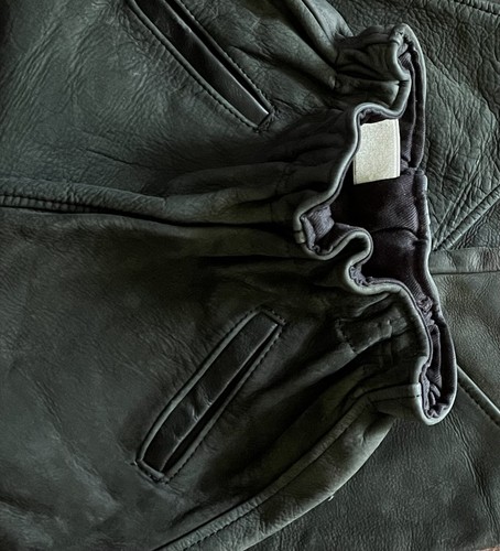 LEATHER PANTS CHILDREN SIZE 6-8 ADJUSTABLE EXCELLENT LEATHER HANDMADE IN GERMANY - Picture 4 of 6