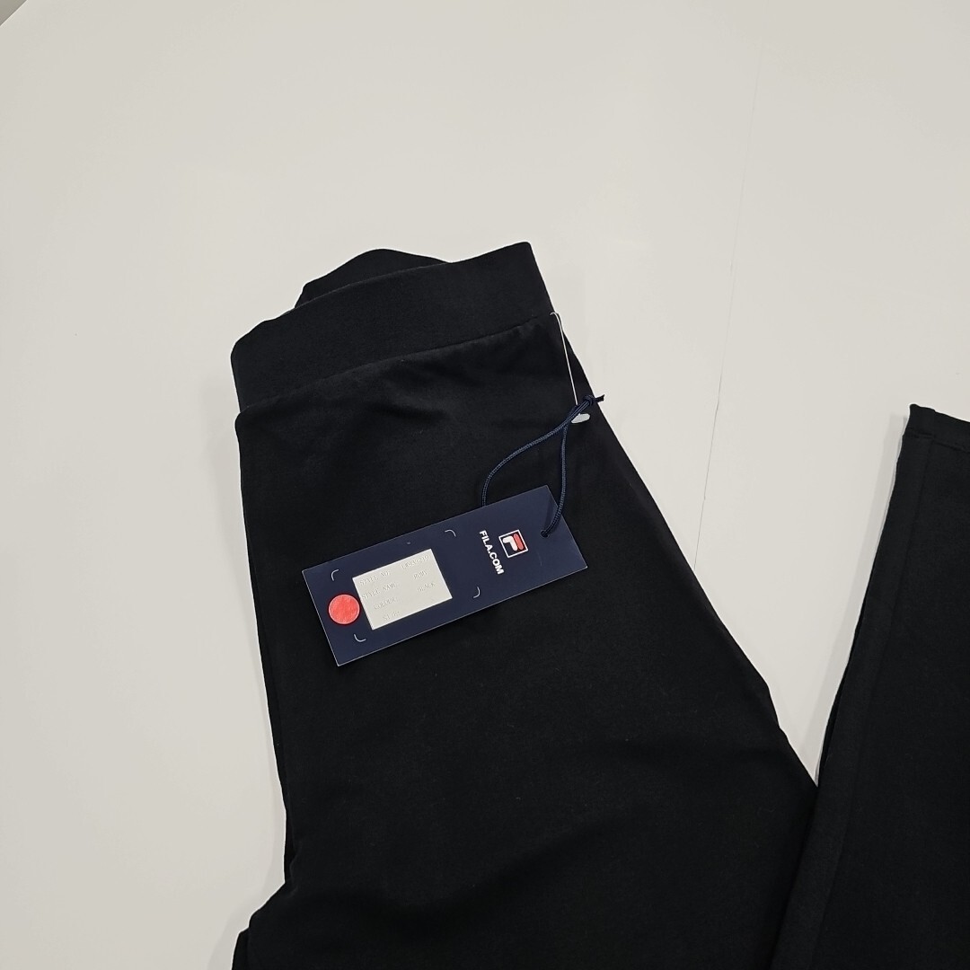 Leggings nuovi con etichette Fila Romy neri bianchi donna piccoli nuovi con etichette