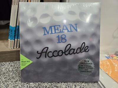 Accolade's Mean 18, Atari ST, Brand New, Factory Sealed