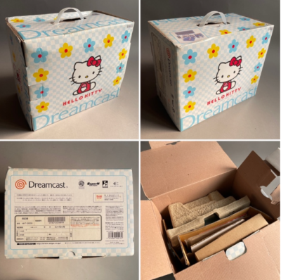 excellent】Sega Dreamcast Hello Kitty Blue game Console from japan