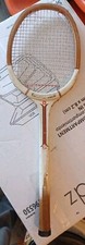 Vintage Champion Wooden Tennis Racquet Racket White And Red