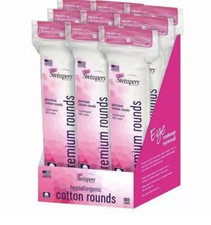 Swisspers Premium Hypoallergenic Cotton Rounds, 900-count FREE SHIPPING
