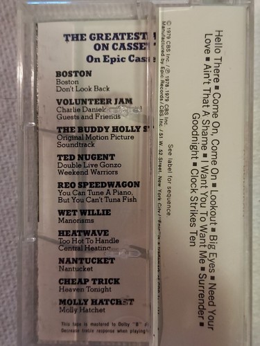 CHEAP TRICK At Budokan Audio Cassette Album 1978 Epic Records - 第 6/6 張圖片