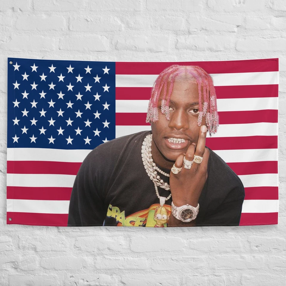 Lil yachty Flag - Lil Boat American rapper Tapestry Home Decor  - Image 2 of 4