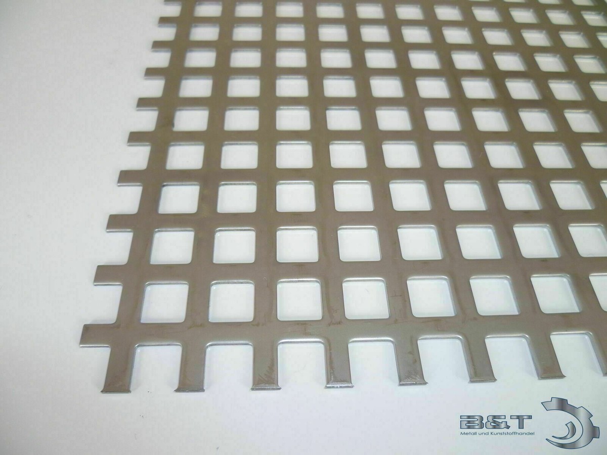 Edelstahl Lochblech K240 QG10-15 T=1,5mm Wunscmaß  Produktbild-Vorschau 3
