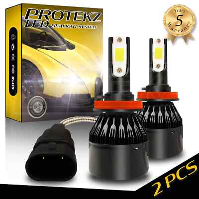 LED Headlight Kit 9007 HB5 800W 120000LM 6500K High & Low Bulbs COD Powerful