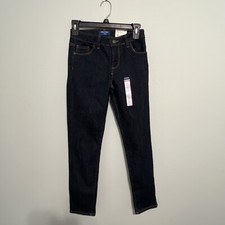 NWT Arizona Jean Company Girls' Jeans Size 12 Slim Blue Adjustable Waist