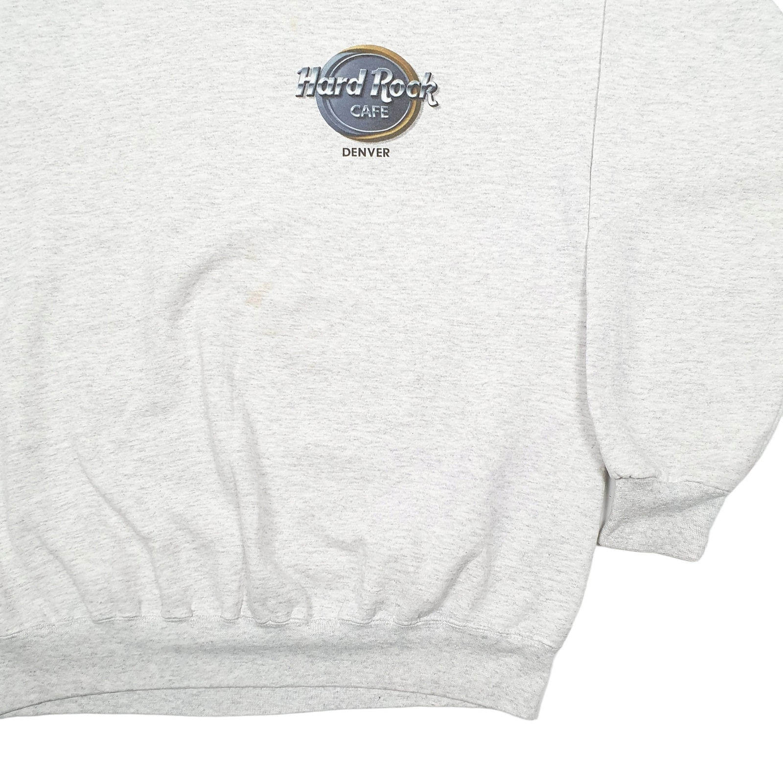 HARD ROCK CAFE Crewneck Spellout Denver Jumper Sweatshirt Mens L image 3
