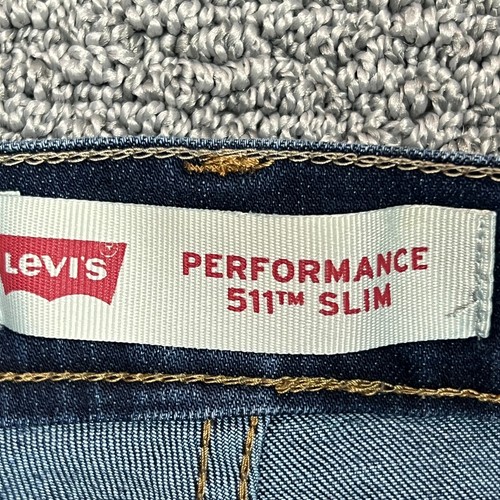 Levi's 511 Jeans Performance Slim Boy's Youth Size 20 Regular Blue 5 pockets - Picture 13 of 16