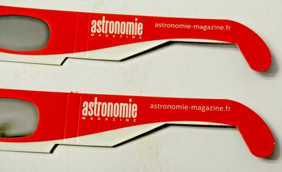 LOT DE 2 PAIRE LUNETTE ECLIPSE REVUE ASTRONOMIE MAGAZINE LIVRE TELESCOPE LUNE - Bild 2 von 4