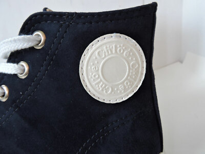 CHLOE Sneakers Navy Blue Kyle High Top Flat Athletic Shoes Susanna
