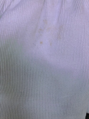 Vintage Hand Made Girls Dress Coat White Corduroy Pastel Heart Embroidery VGUC - Picture 7 of 11