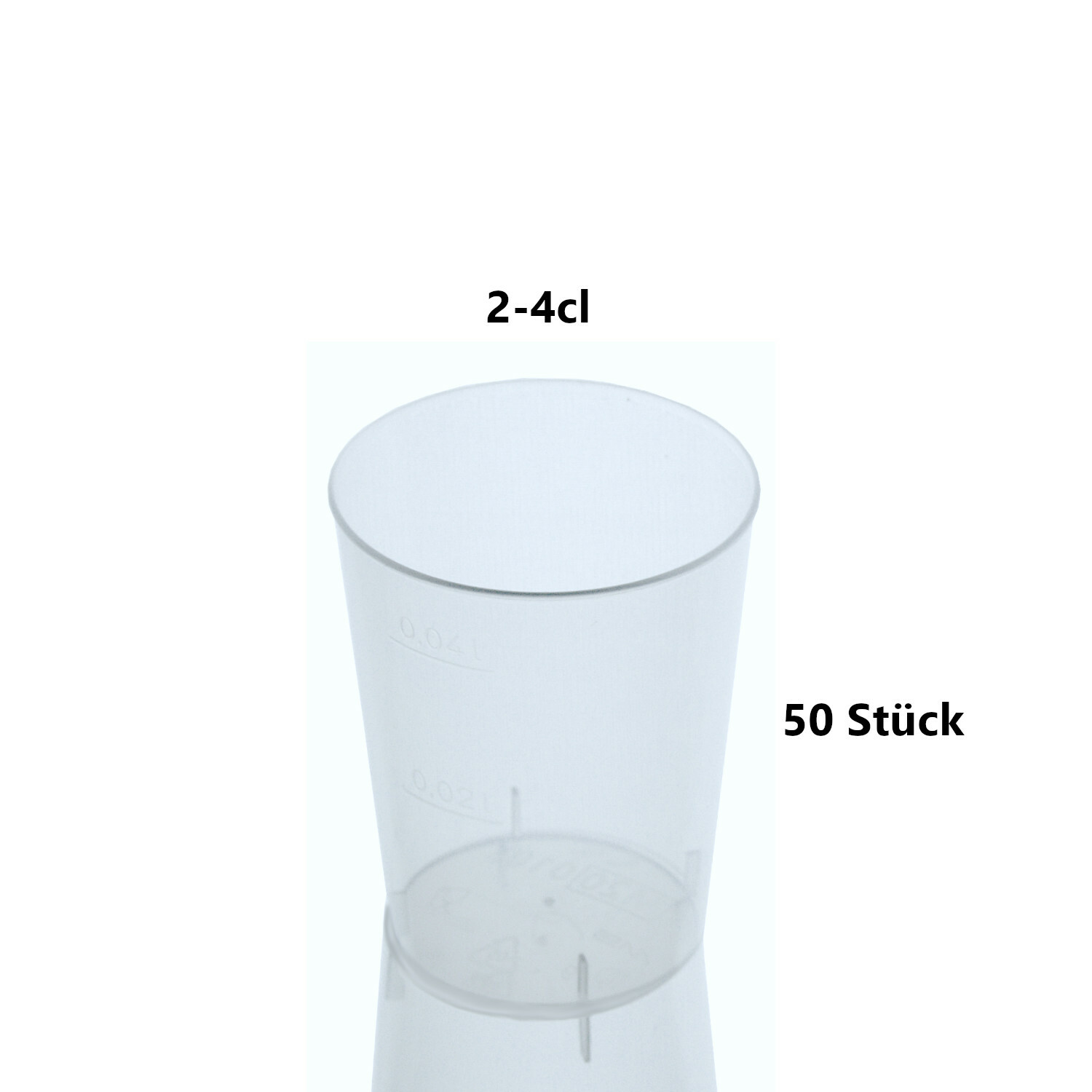 Trinkbechber Einweg und Mehrweg 0,1l 0,2l 0,3l 0,4l Schnapsbecher Sektgläser