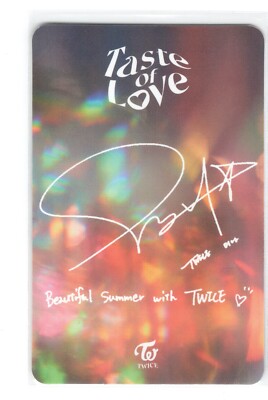 Twice Mina Photocard | Taste of Love (Drink/Cocktail) | eBay