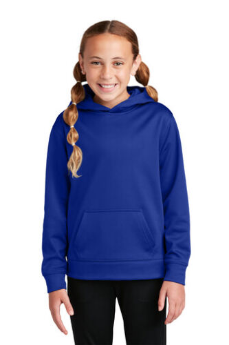 Sport-Tek YST244 Youth 100% Polyester Sport-Wick Fleece Hooded Pullover - Picture 40 of 45