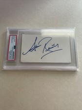 Tony Award Winner Ann Reinking Signed Slabbed 5x3&rdquo; Index Card PSA/DNA Certified 