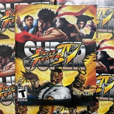 Super Street Fighter IV PS3 PlayStation 3 Instruction Manual Only