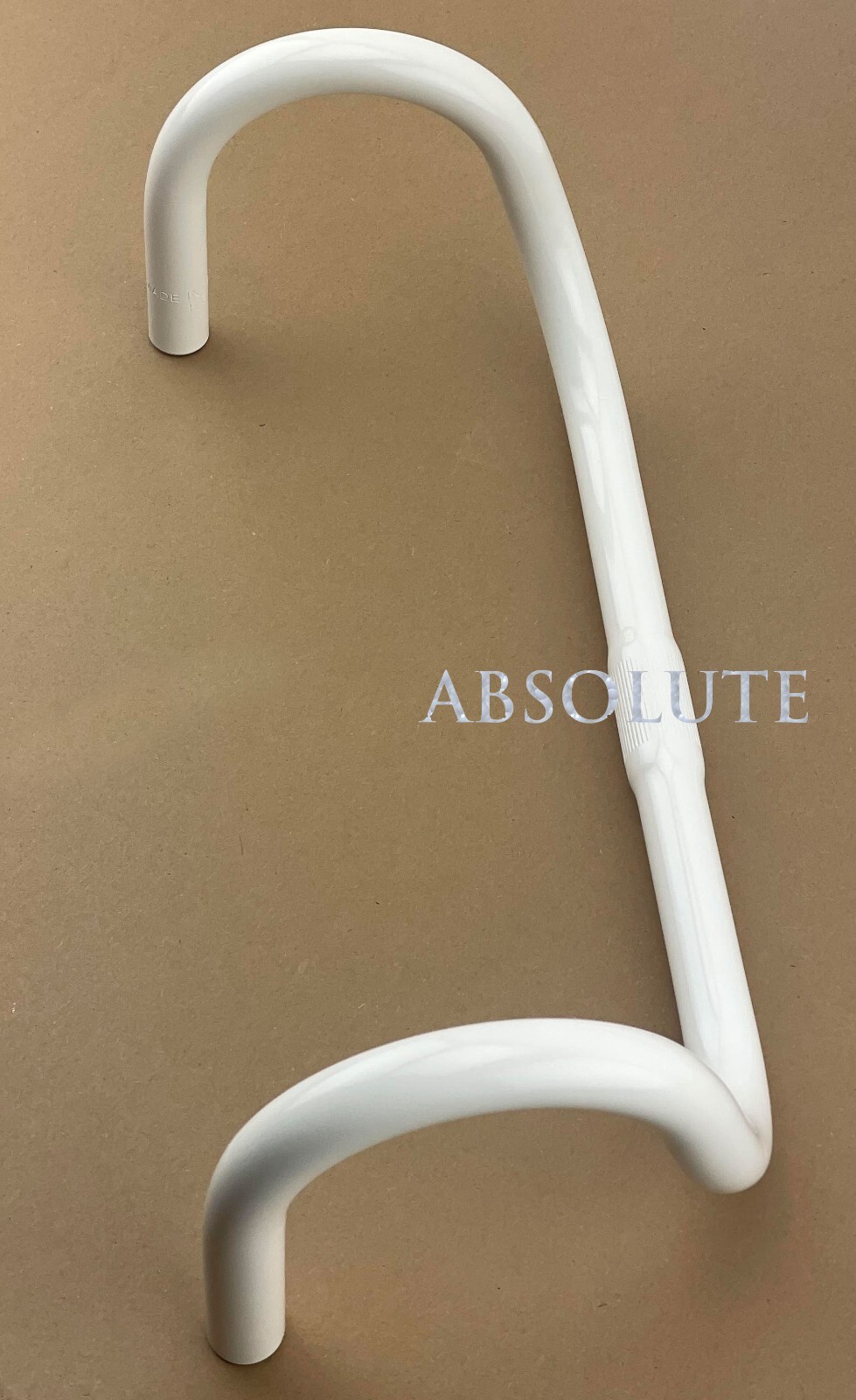 White Classic Road Drop Handlebar Deep Drop ALLOY 25.4mm Clamp Narrow Vintage.