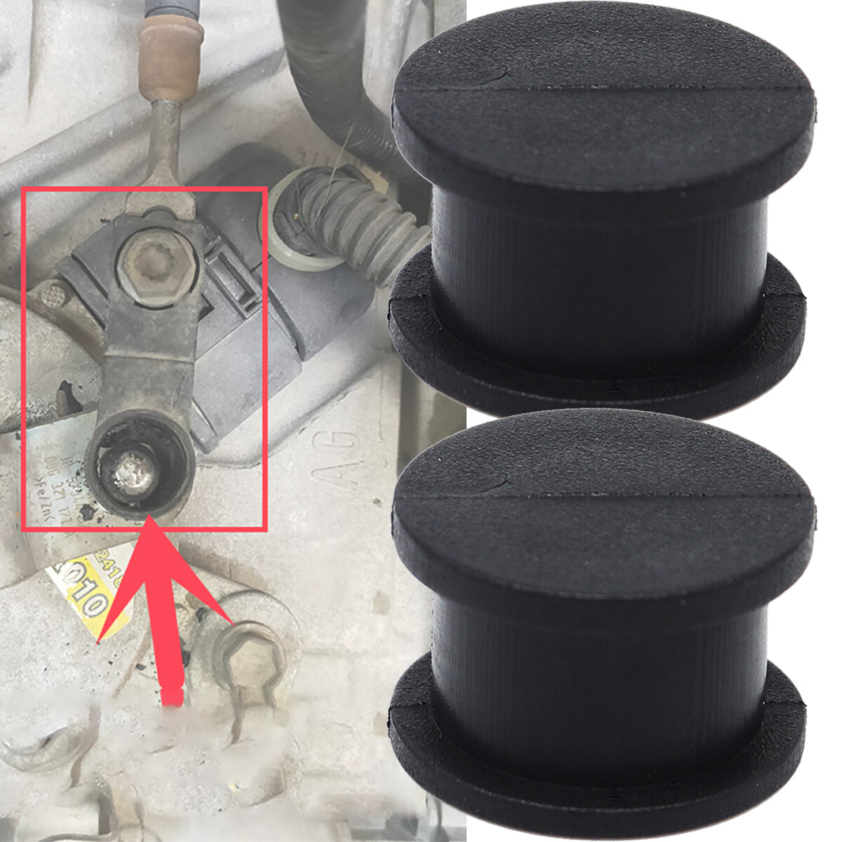 2X Gear Shifting Cable End Connector Bushing Fix Repair For VW Golf