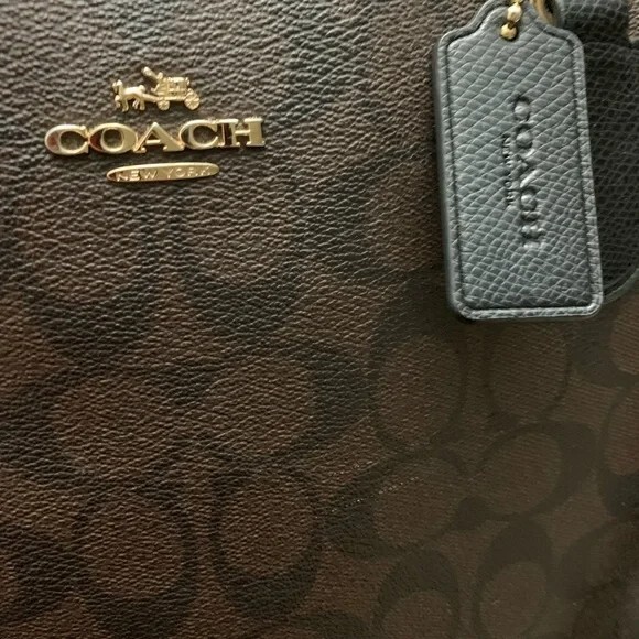 COACH Signature coated canvas baby bag eBay