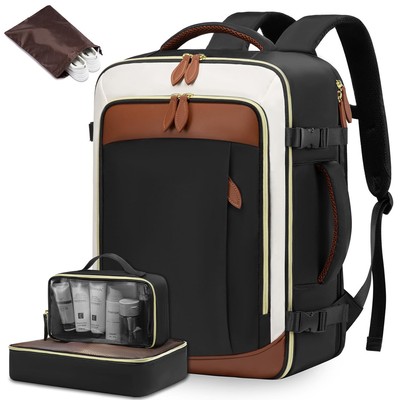 LOVEVOOK Travel Backpack Carry On 50L Large Backpack with 3 Packing Cubes