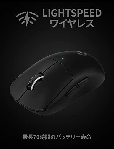 Logicool G PRO X SUPERLIGHT Wireless Gaming mouse Black G-PPD