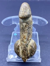 South East Tibetan Era Cultue Old Jade Man Genital Organ Penis Amulet Pendant