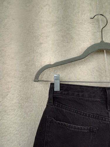 Old Navy Girls Short 14 Black 100% Cotton High Rise Distresed Cut Offf Denim - Picture 12 of 19