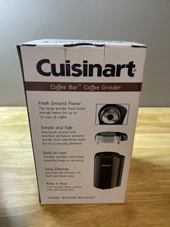 Molinillo de café para barra de café Cuisinart, cuenco de acero inoxidable y cuchillas nuevo en caja Foto 3 de 3