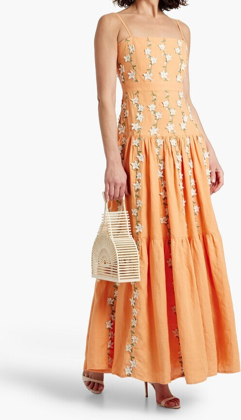 chinese dress ladies Yumi Kim | Georgia Linen Maxi Dress | L