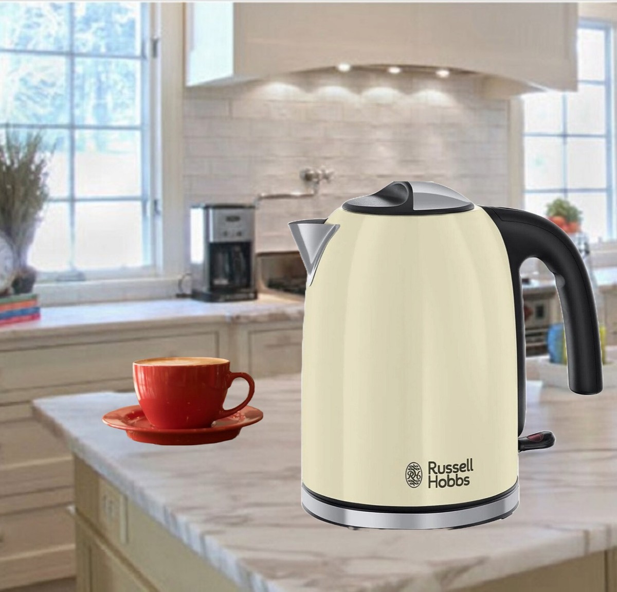 Jug Kettle Russell Hobbs Colours Plus Kettle Cream Russell Hobbs