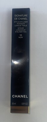 CHANEL - SIGNATURE DE CHANEL - INTENSE LONGWEAR EYELINER PENCIL - 10 NOIR -BOXED