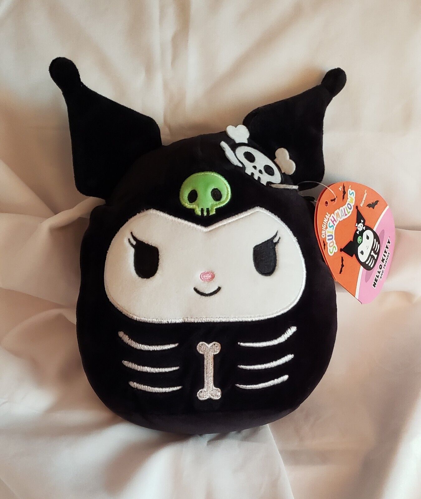 Kawaii Hello Kitty Halloween Plush Toys Anime Kt Skeleton Stuffed