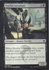 Dutiful Attendant - Dragons of Tarkir: #99, Magic: The Gathering Nm R83