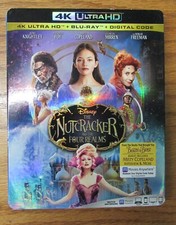 BLU-RAY DISNEY THE NUTCRACKER AND THE FOUR REALMS WITH SLIP COVER