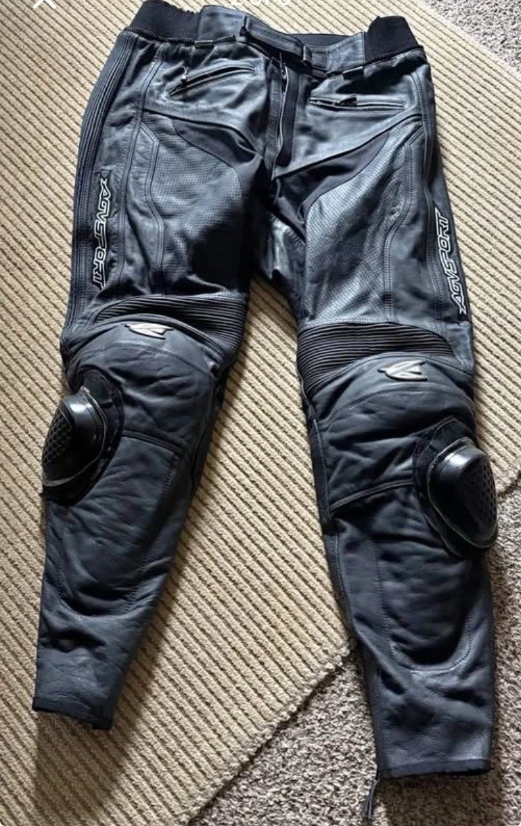 AGV Black Motorcycle Pants for sale | eBay