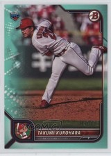 2022 Bowman NPB Nippon Professional Baseball Aqua /175 Takumi Kurohara #131 b6y