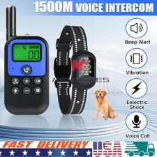 4900 FT Dog Training Collar Rechargeable Remote Shock Pet Waterproof Trainer US