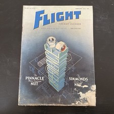 VINTAGE 1940s FLIGHT Plane War Magazine Advert PHOTO Art WW2 Motor Junk Cafe