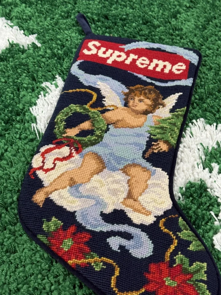 Supreme Christmas Stocking Blue FW20 Cherub RARE! - Image 2 of 4