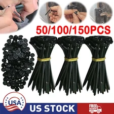 Nylon Universal Cable Tie Buckle Self-Locking Nylon Zip Ties Holder NEW