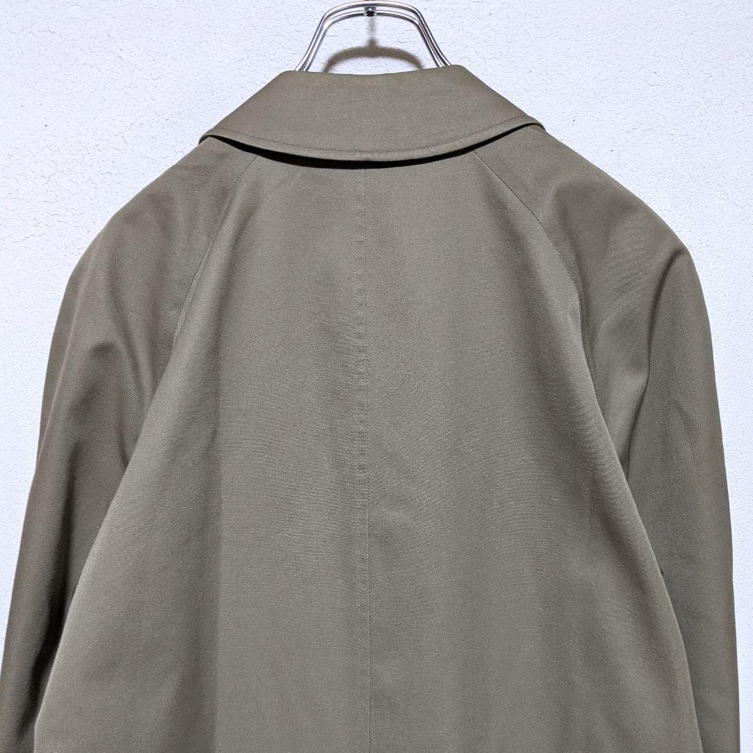 Burberrys Vintage 1985 Balmacaan Coat Made in England Nova Check Beige Size M thumbnail 24