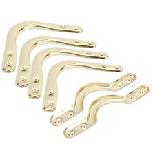 3 Pairs Billiards Corner 4 In Pool Table Pocket Bracket Kit For Web Net Bags WT