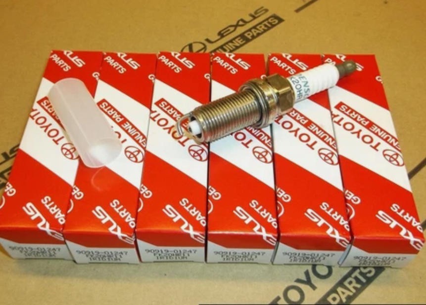 6Pcs OEM Denso Iridium Spark Plugs 90919-01247 FK20HR11 for Sienna Lexus ES350