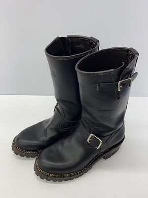 WESCO Stiefel Custom Boss Engineer Boots Vibram Sohle Leder schwarz Größe 7,5