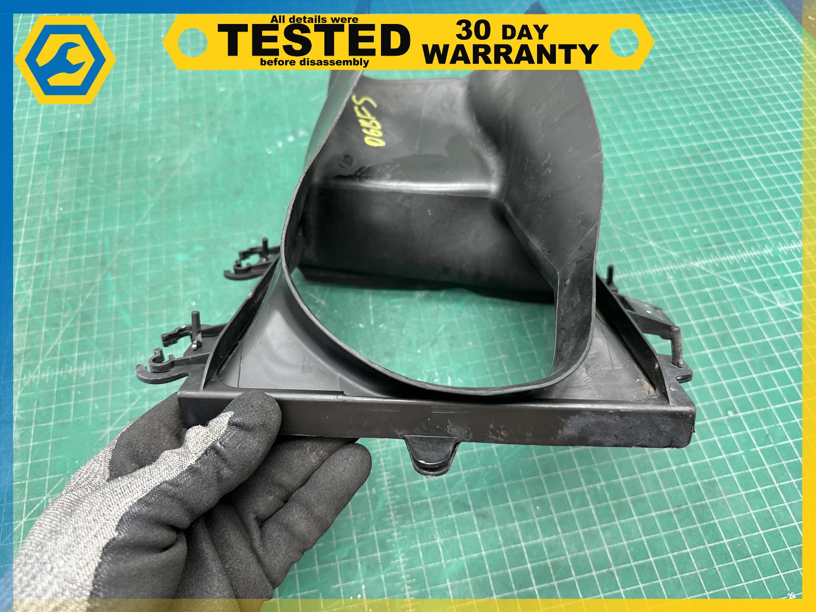 06-12 BENTLEY Flying Spur LEFT SIDE INTERCOOLER AIR DUCT SHROUD OEM