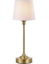 Cordless Table Lamp Rechargeable Gold - 1 Pack Brass 4000mAH Battery Operated...
