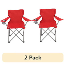 Ozark Trail Basic Quad Folding Camp Chair wit...