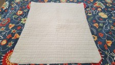 1 Pure Luxury Linen Square Euro Sham Quilted Pick Stitch Light Blue